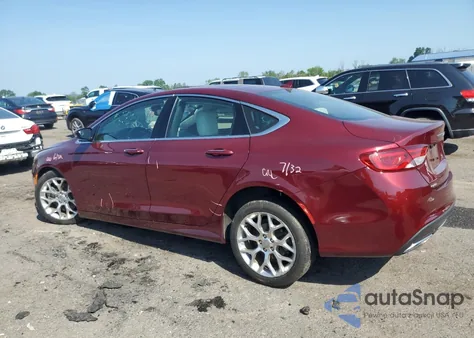 2015 Chrysler 200 C из США, поврежденный, VIN 1C3CCCEG9FN610653